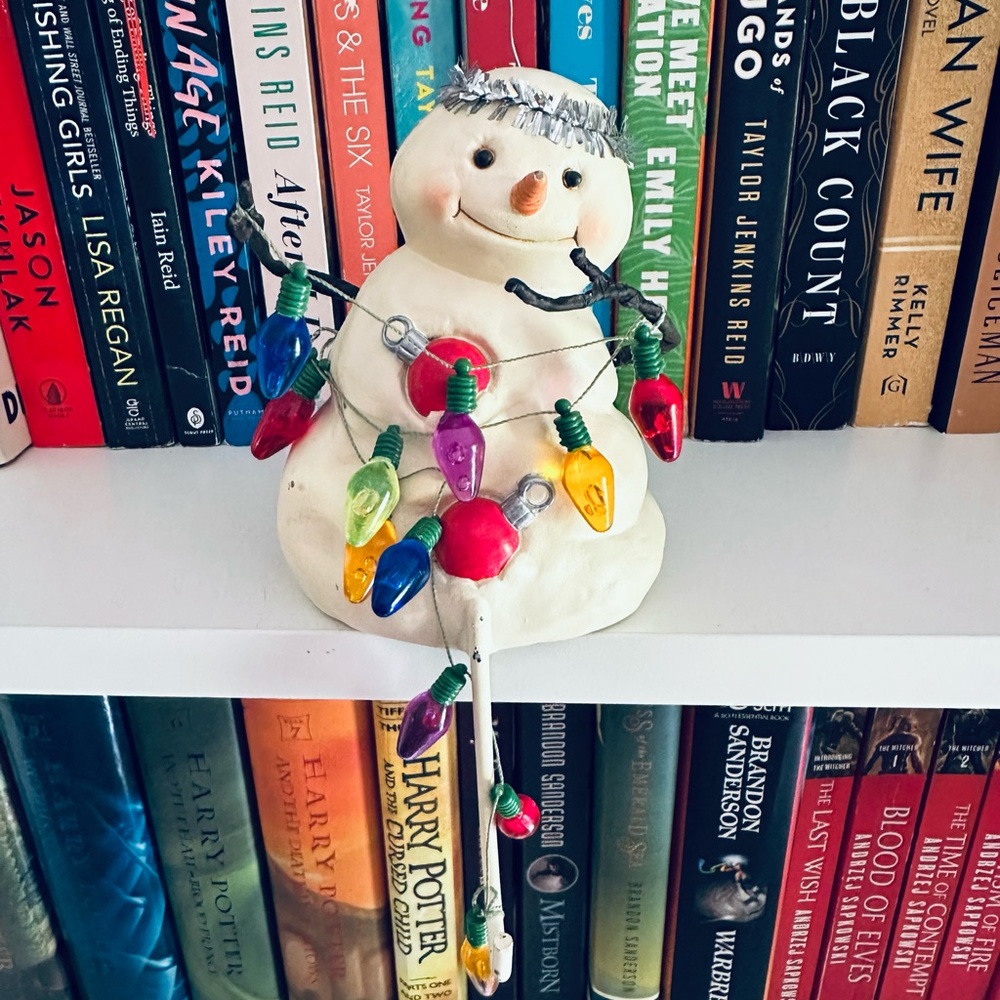 2000 Snowmen of Mitford JC with Lights